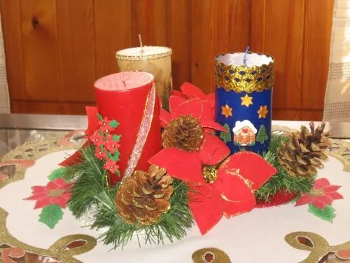 Imagen velas decoradas navidenas - grupos.emagister.com