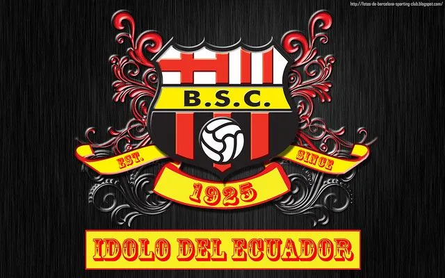 BARCELONA SPORTING CLUB IDOLO GUAYAQUIL ECUADOR POSTERS DEL ESCUDO ...
