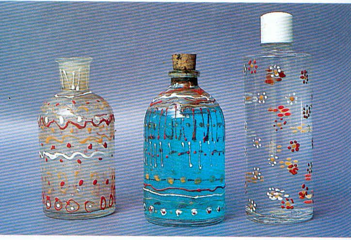 Moldes y Figuras de Sucha Foami: reciclar con frascos de vidrios