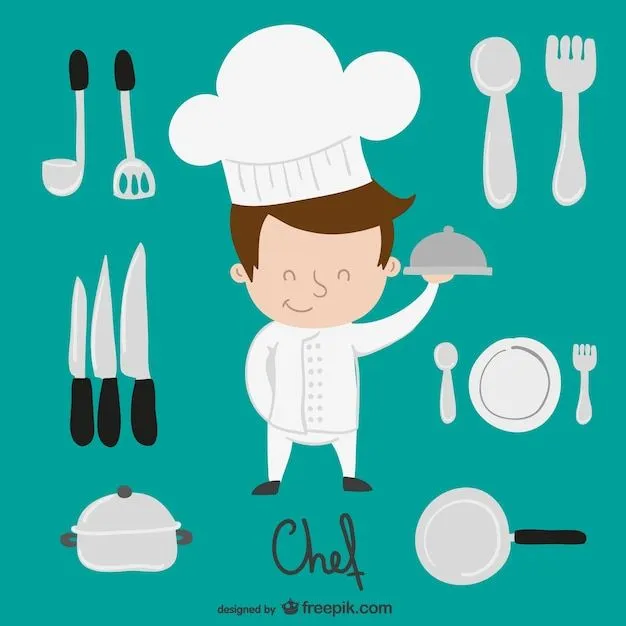 Imagenes de niños chef animados - Imagui