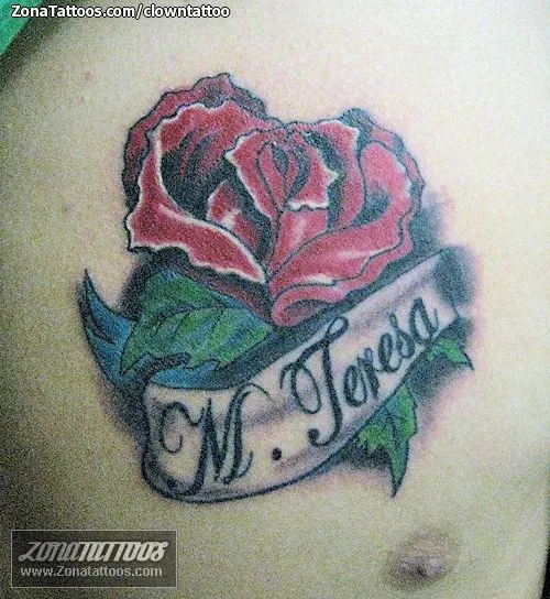 Tatuajes de rosas con nombres - Imagui