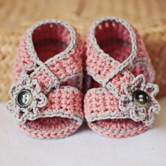Instant download - Baby Booties Crochet PATTERN (pdf file ...