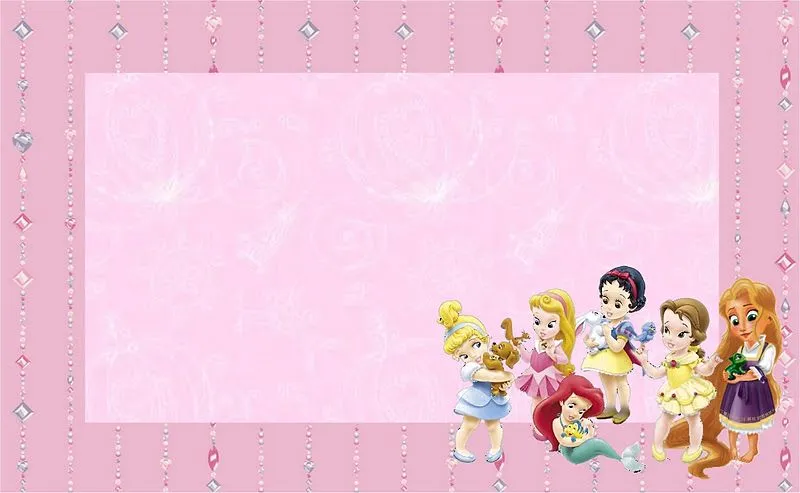 Invitaciones de princesas bebés gratis - Imagui