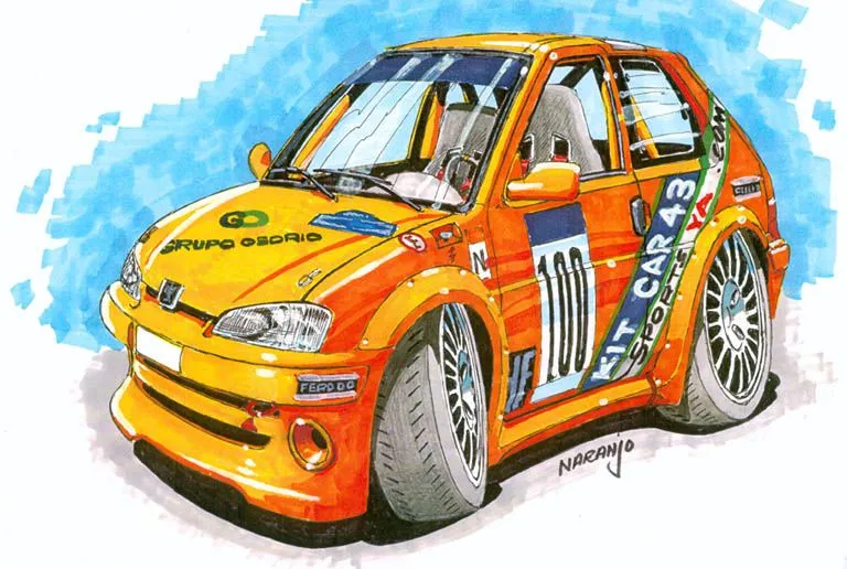 Coches de caricatura - Imagui