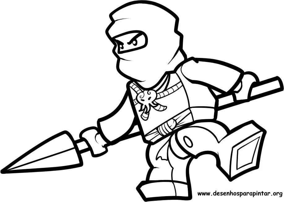 Lego NinjaGo – Desenhos para imprimir pintar e colorir » Desenhos ...