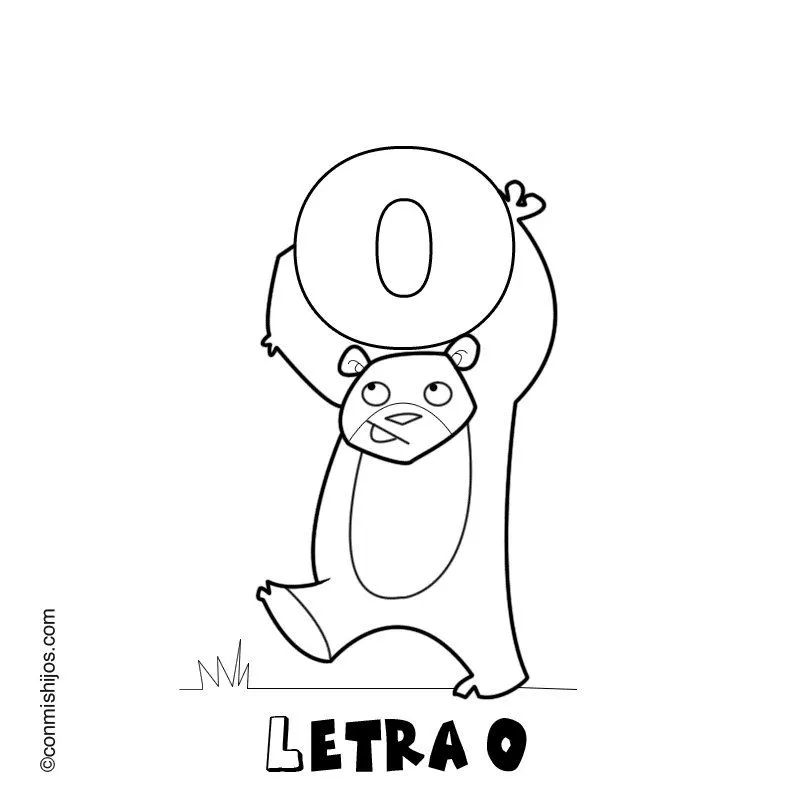 objetos con la letra o Colouring Pages (page 3)