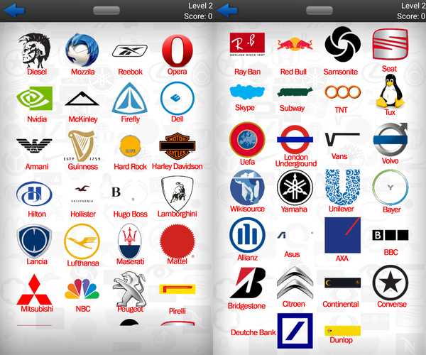 Logo Quiz, preguntas y respuestas sobre logos de empresas | Todo Android