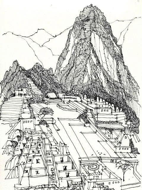 machu picchu Colouring Pages (page 2)