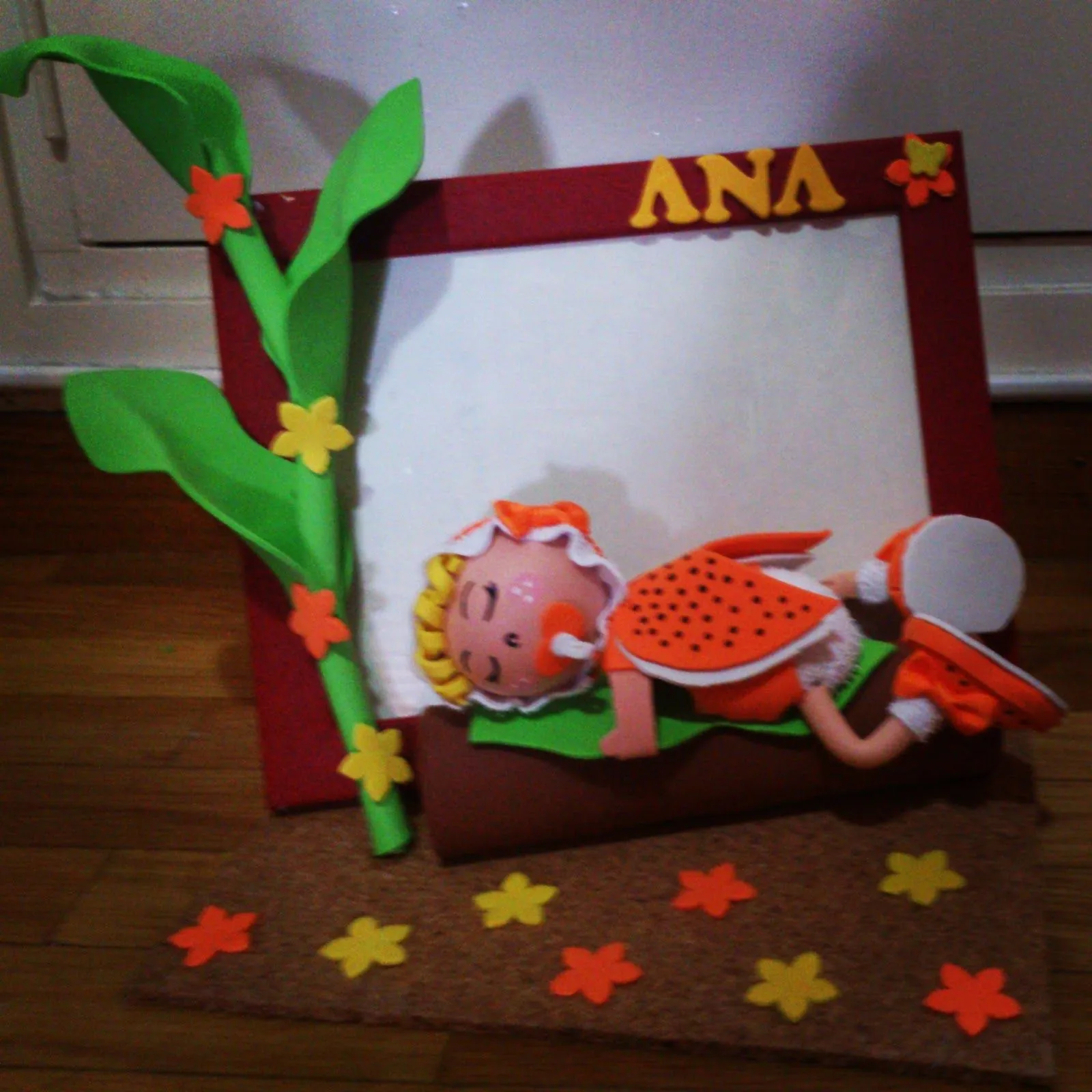 Manicura de Fantasia: Fofucha bebé con marco de fotos!!
