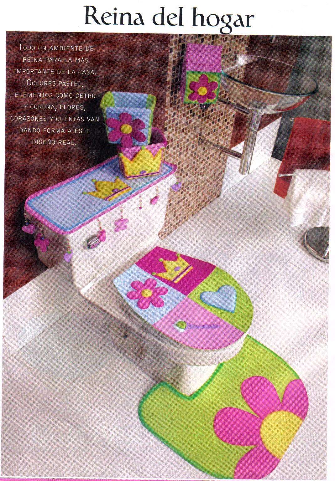 manualidades con foami: decoraciones para el baño en foami