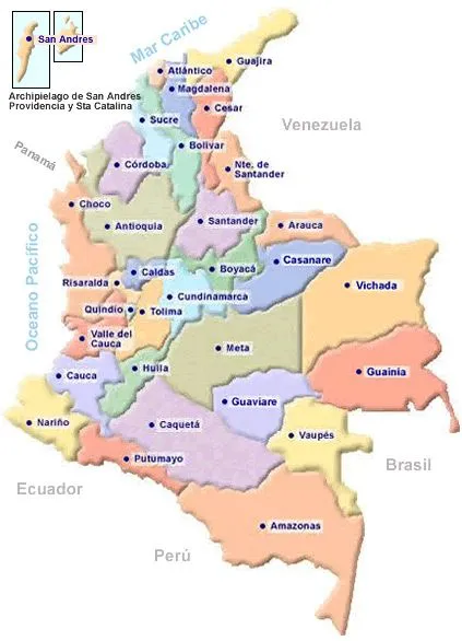 Mapa Del Departamento Del Norte De Santander Colombia | Home Idea ...