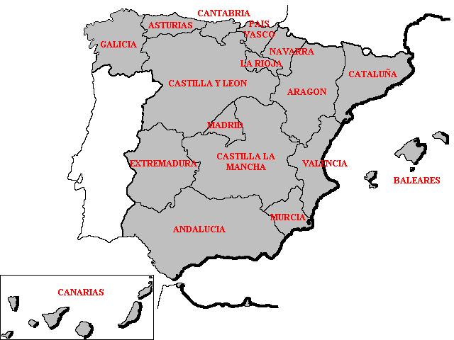 mapa de espana y comunidades autonomas - www.underage.site88.net