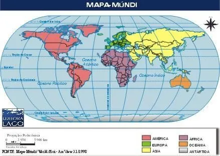 Mapa Mundi I. Clique nas