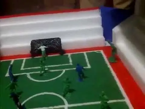 Maqueta De Cancha De Futbol - YouTube