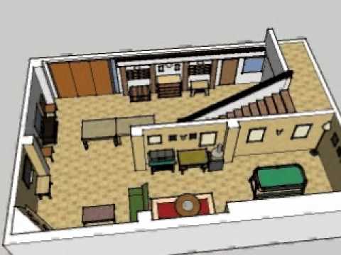Maqueta casa rural cortijo Torre Hueca - YouTube