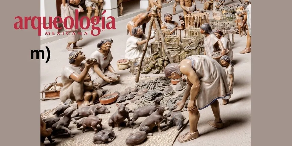 Maqueta del mercado de Tlatelolco | Arqueología Mexicana