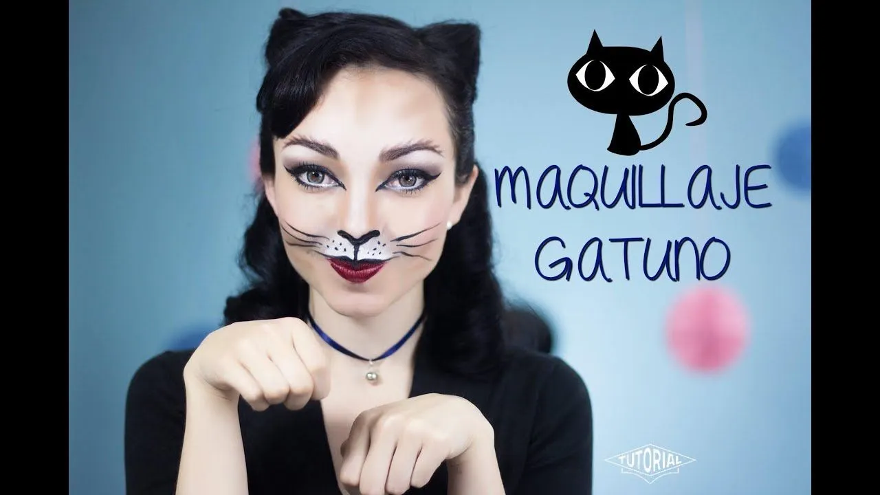 Maquillaje de gatita - Look para fiestas de disfraces - YouTube