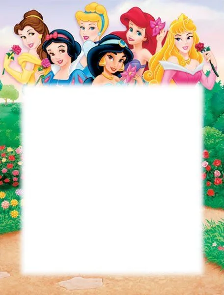 Tarjetas de las Princesas de Disney para personalizar - Guía de ...