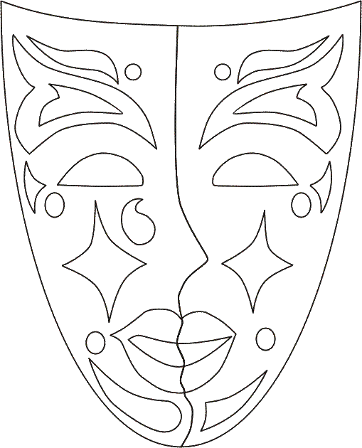 Moldes de mascaras de carnaval para imprimir - Imagui