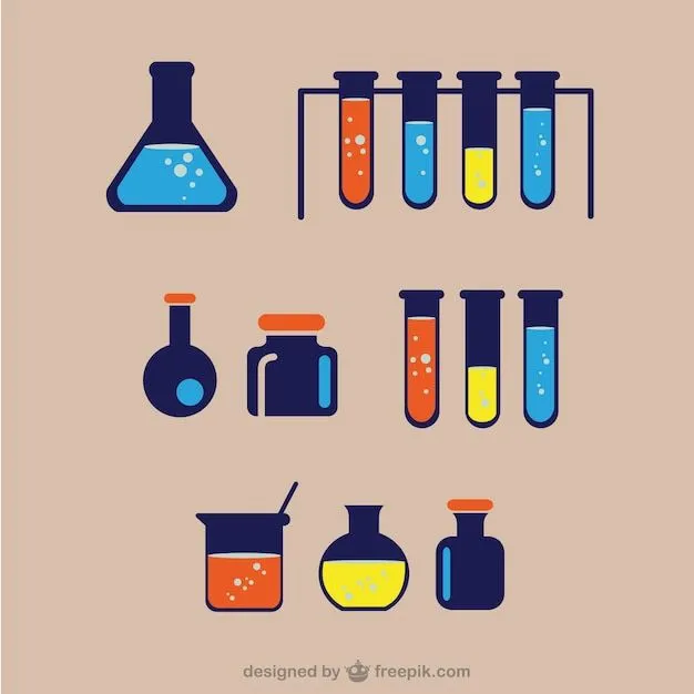 Material de laboratorio químico | Descargar Vectores gratis