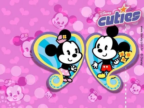 Mickey and Minnie Cuties fondo de pantalla - Mickey y Mimi fondo ...