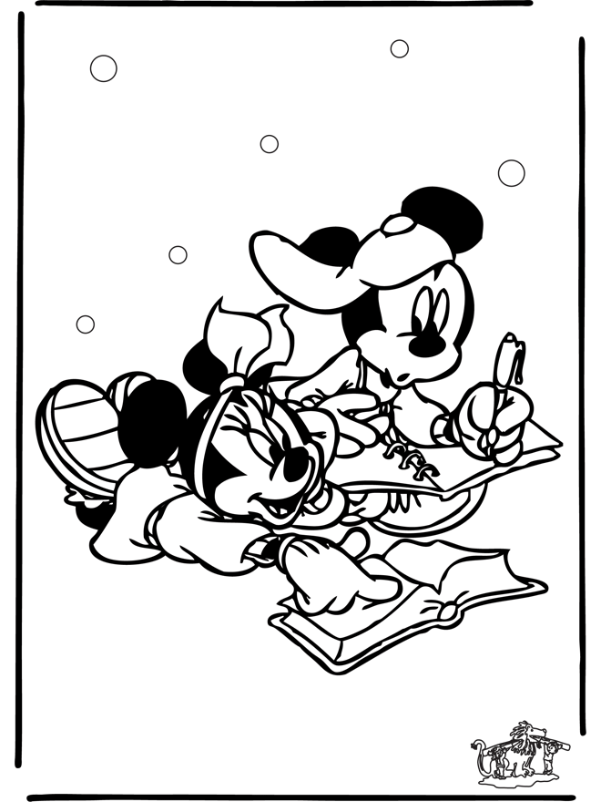 Ausmalbilder Comicfigure / Malvorlagen Mickey Mouse / Mickey Maus