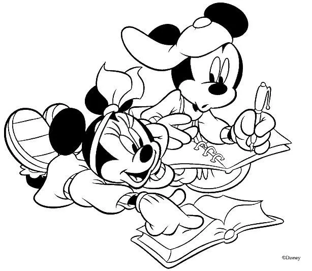Mickey-y-Minnie-haciendo-los- ...