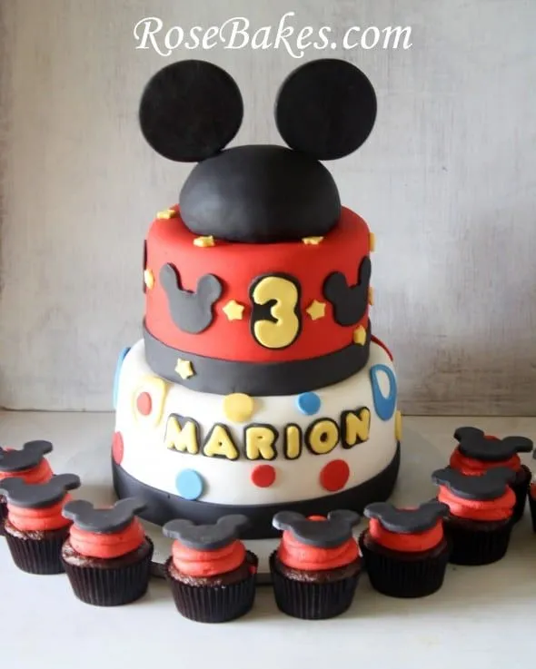 Mickey Mouse Cake Ideas - Rose Bakes