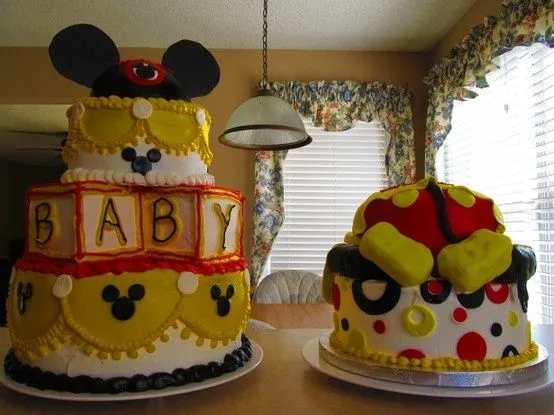 Mickey Mouse Baby Shower cakes | Cakes | Pinterest | Baby Shower ...