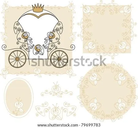milyana's "wedding carriage" set on Shutterstock