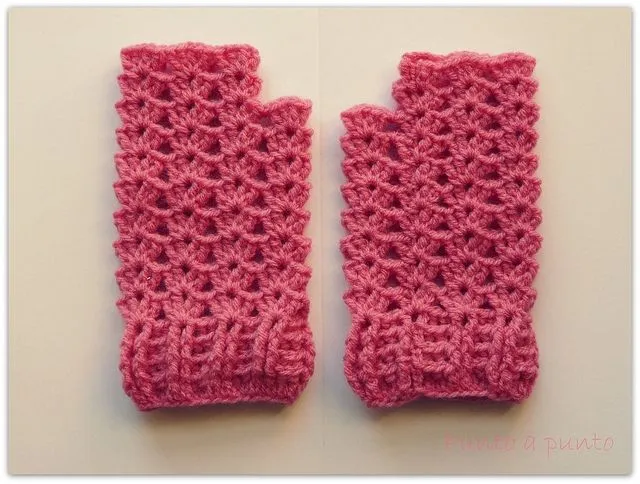Mitones y guantes de ganchillo on Pinterest | Gloves, Crochet ...