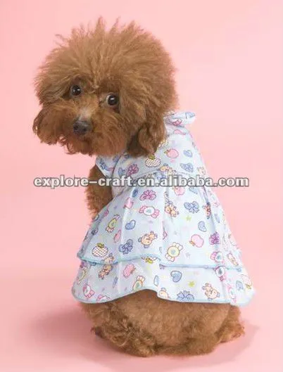 Moda para mascotas perro de perro ropa ropa vestidos-Vestuario y ...