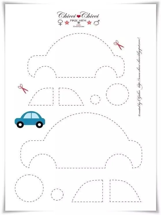 Molde carro | Moldes | Pinterest