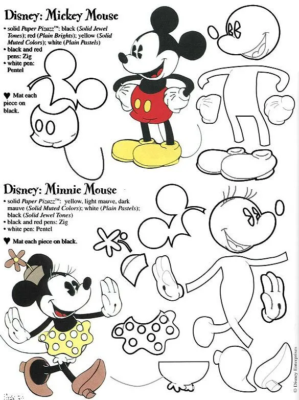 Moldes de Mickey Mouse en foami - Imagui | Disney Classroom ...