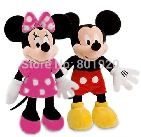 Moldes para hacer peluches de Mickey y Minnie Mouse - Imagui