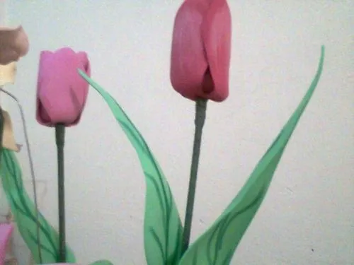 Como hacer un tulipan de fomi - Imagui