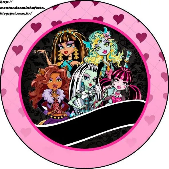 Monster High: Toppers y Etiquetas para Candy Bar para Imprimir ...
