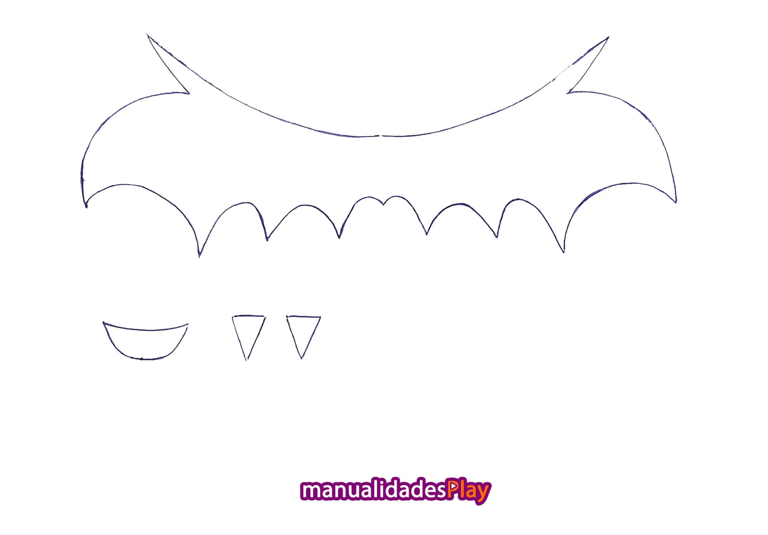 Cómo hacer un murciélago con rollos de papel - Manualidades Play