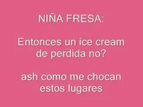 La Nina Fresa(Lyrics) - YouTube