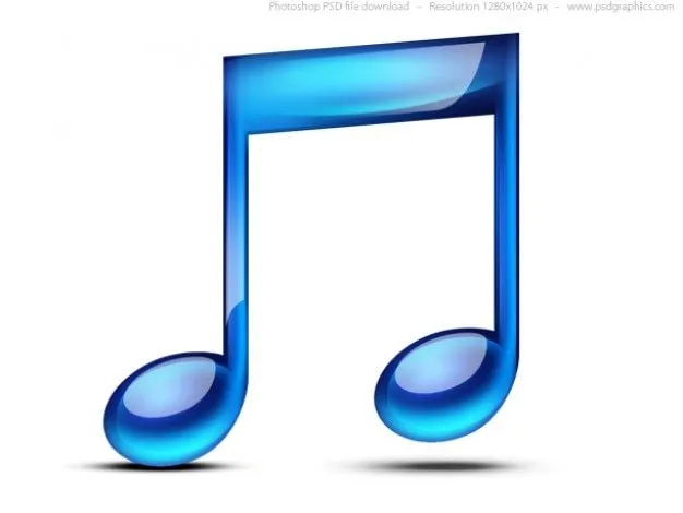Nota musical icono (PSD) | Descargar PSD gratis