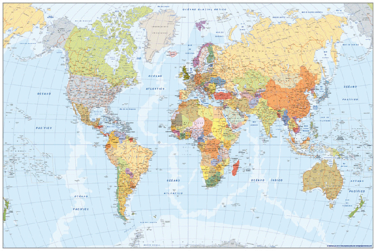 oferta mapas regalo | Mapas Posters Mundo y España