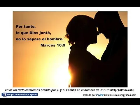 ORAMOS POR RESTAURACION DE MATRIMONIOS + 1 Hora de Oración - YouTube
