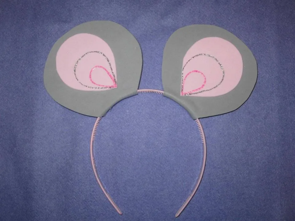 Orejas de raton | Orejas de raton, Disfraz de ratón, Manualidades