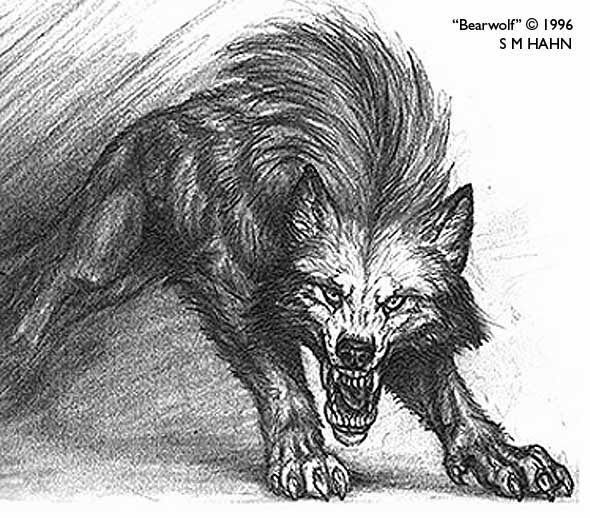 Panteón de Juda: Dibujos de hombre lobo