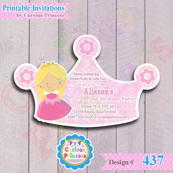 Paquete para imprimir de la princesa aurora por CuriousPrincessDIS
