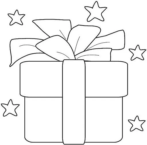 Paquetes de regalos para colorear - Imagui