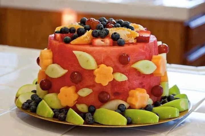 Pastel de frutas | Party/food ideas | Pinterest | Pastel