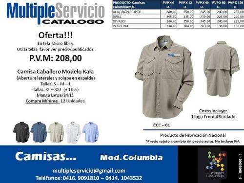Patron de camisas columbia - Imagui