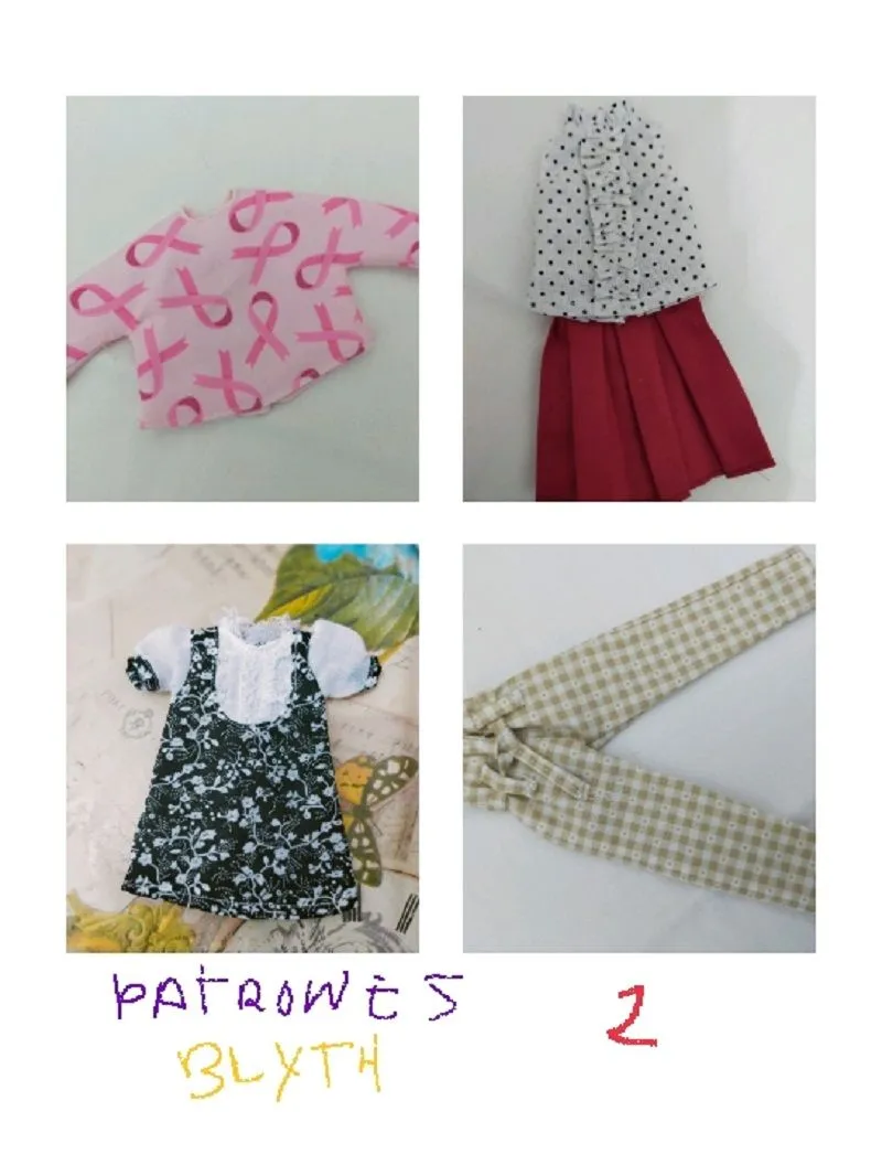 Patrones de ropa para muñeca Blythe 2 - Artesanum