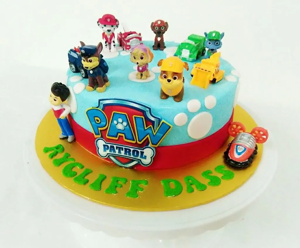 Paw Patrol Cake (1 tier) | Giftr - Malaysia's Leading Online Gift Shop